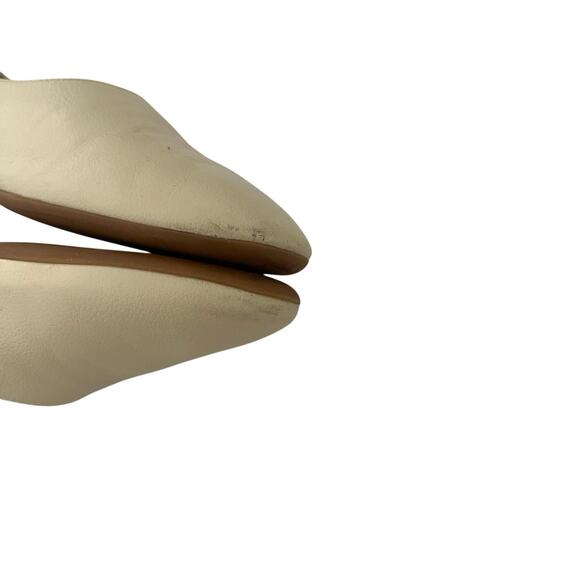 Everlane The Italian Leather Day Glove flats7.5 cream minimalist Quiet luxury - Picture 8 of 10